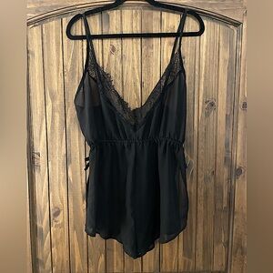 Nasty Gal once piece shorts camisole lingerie/PJs